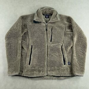 Vintage Arcteryx‎ Delta SV Deep Pile Fleece Jacket Beige Made in Canada Medium